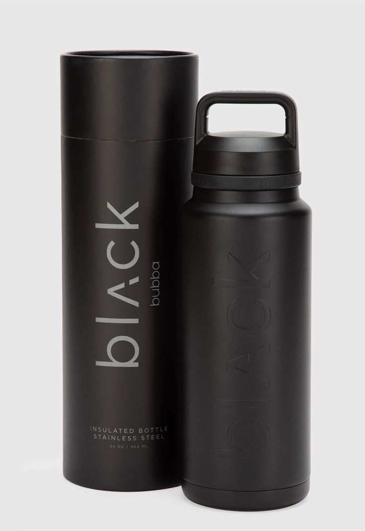 Botella Insulada 34 Oz Black Black Bubba-6