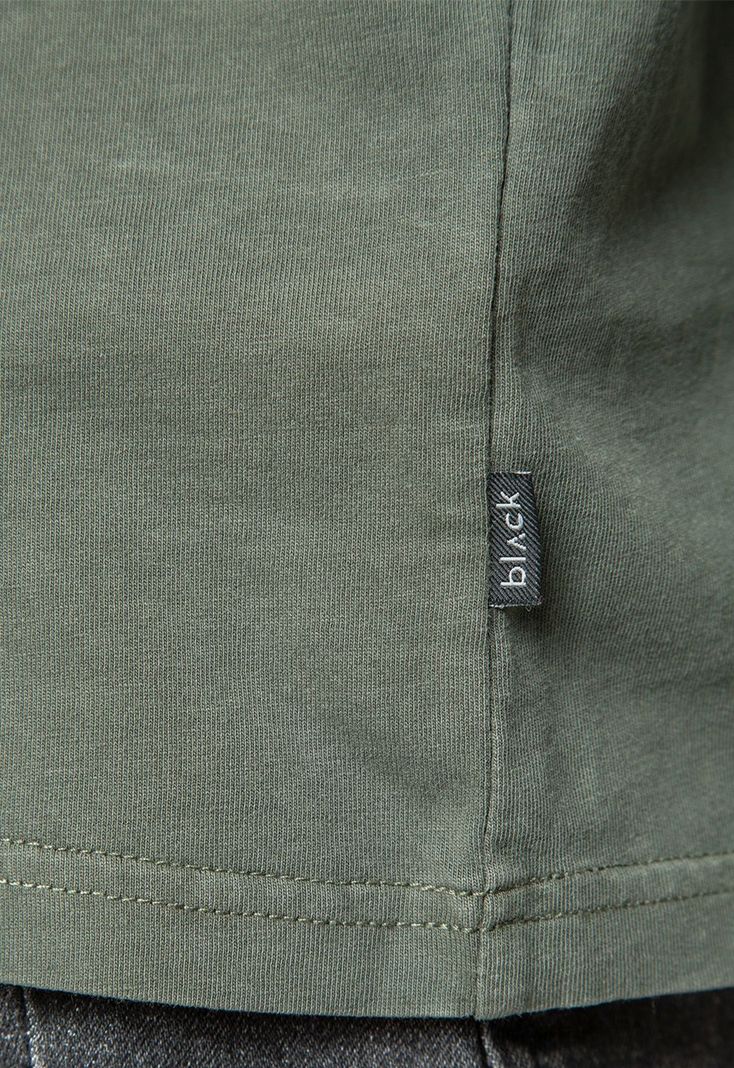 Tee Iconic Dark Green Black Bubba-3