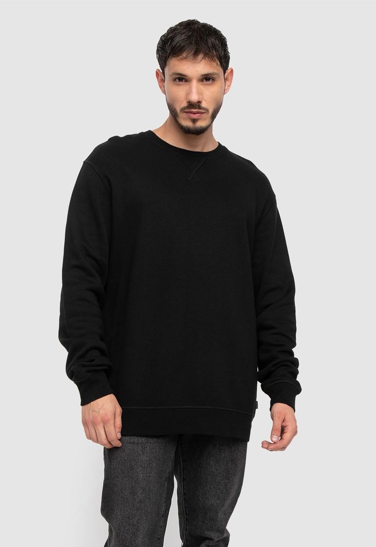 Crewneck Velvet  Black Bubba-0