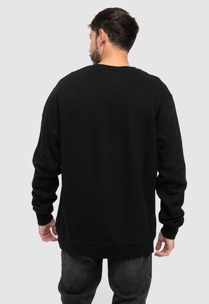 Crewneck Velvet  Black Bubba-1