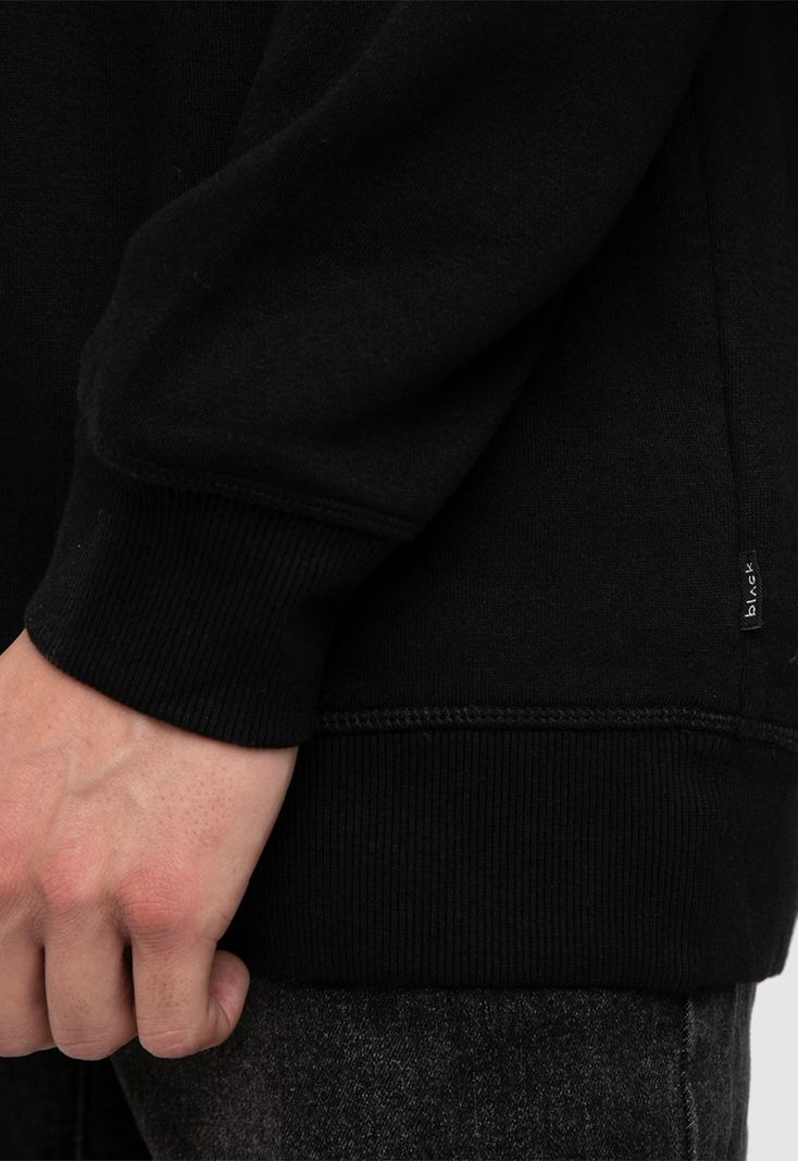 Crewneck Velvet  Black Bubba-4
