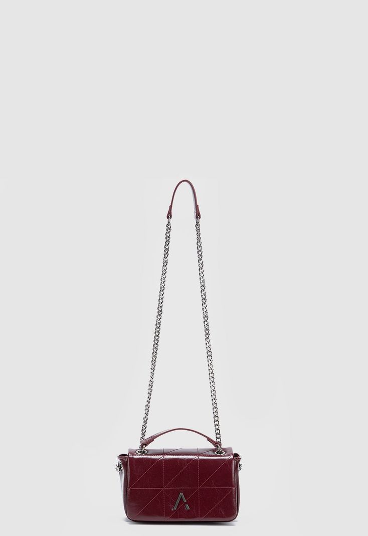 Cartera Claire Burgundy Mini Black Bubba-0