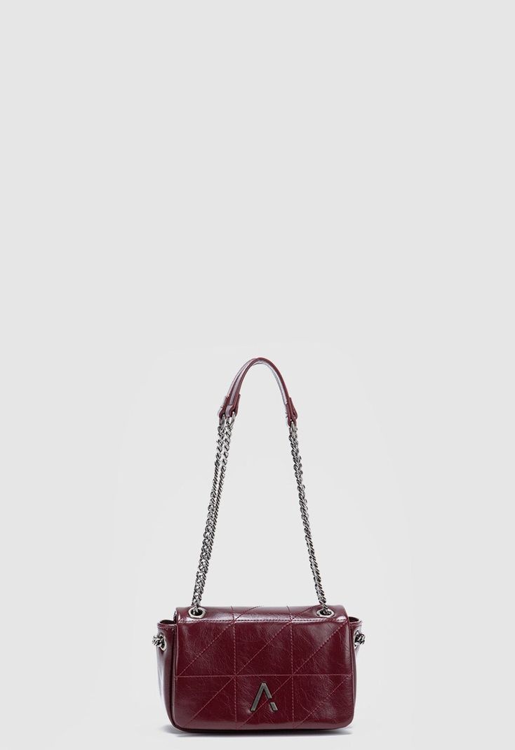 Cartera Claire Burgundy Mini Black Bubba-1