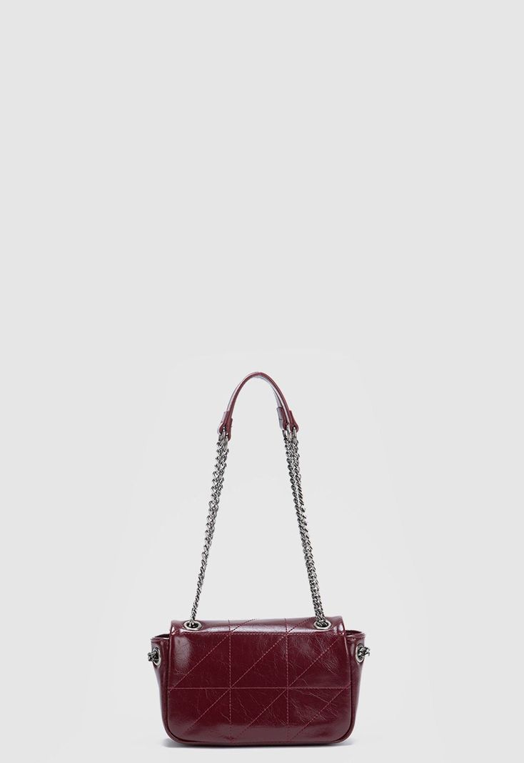 Cartera Claire Burgundy Mini Black Bubba-3