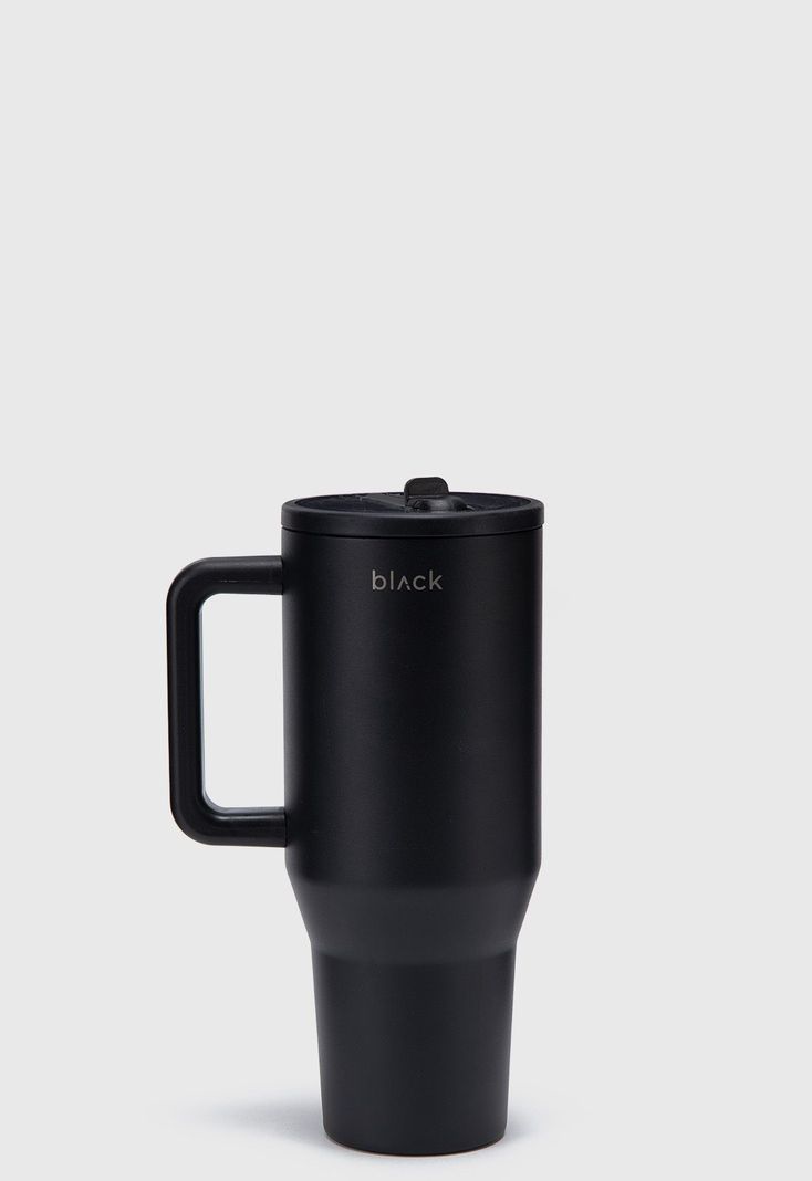 Straw Mug Black Black Bubba-0