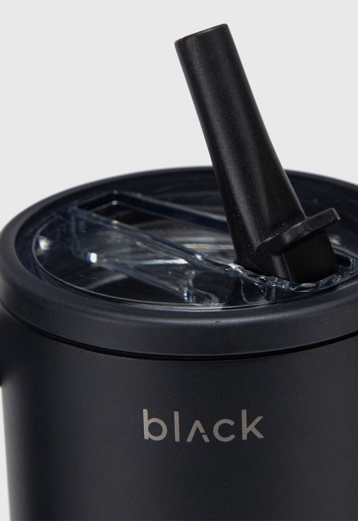 Straw Mug Black Black Bubba-2