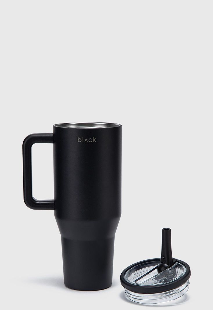 Straw Mug Black Black Bubba-3