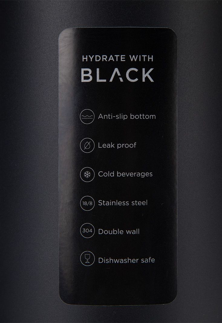 Straw Mug Black Black Bubba-7