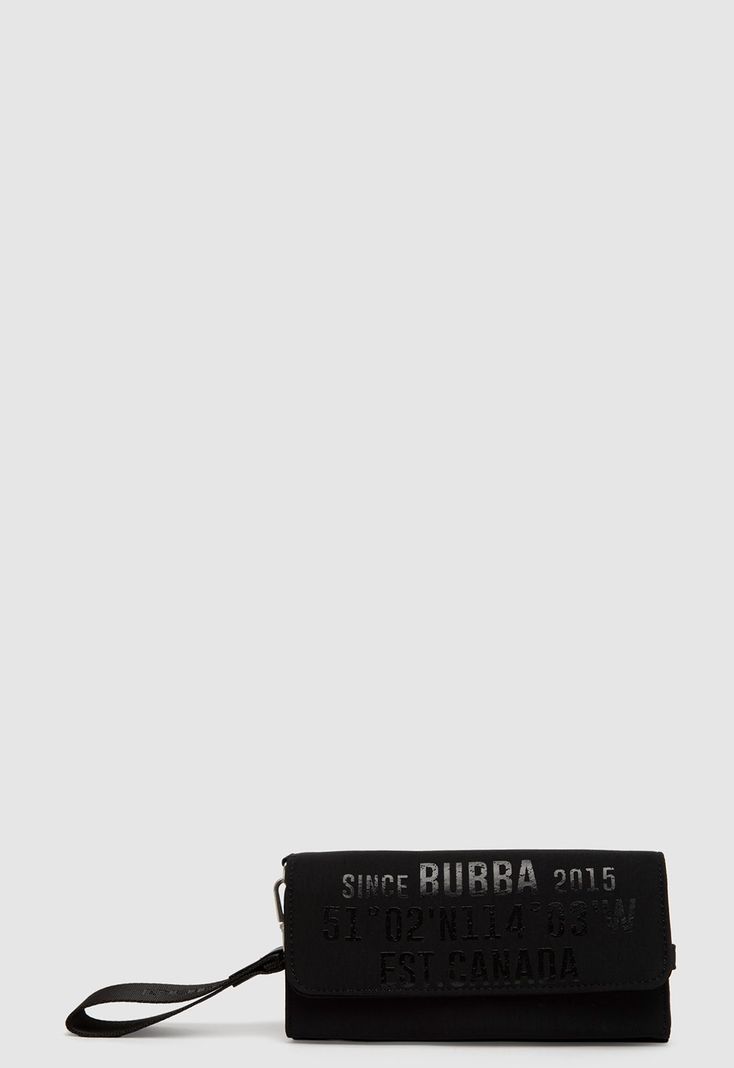 Billetera Mila Black Bubba Essentials Negro