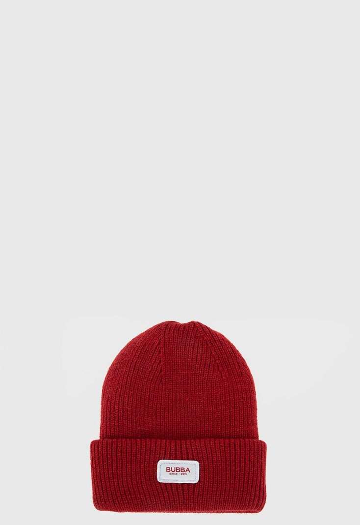 Beanie Red Bubba Essentials-0