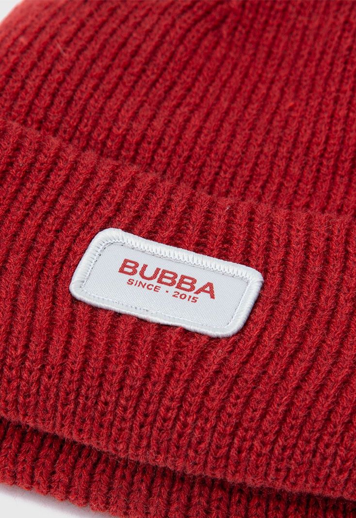 Beanie Red Bubba Essentials-1