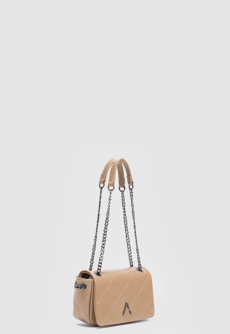 Cartera Claire Beige Mini Black Bubba-1
