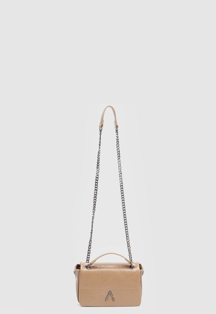 Cartera Claire Beige Mini Black Bubba-4