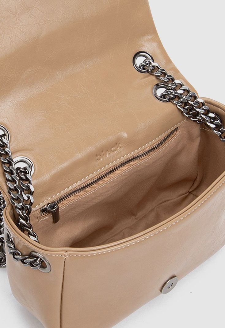 Cartera Claire Beige Mini Black Bubba-5