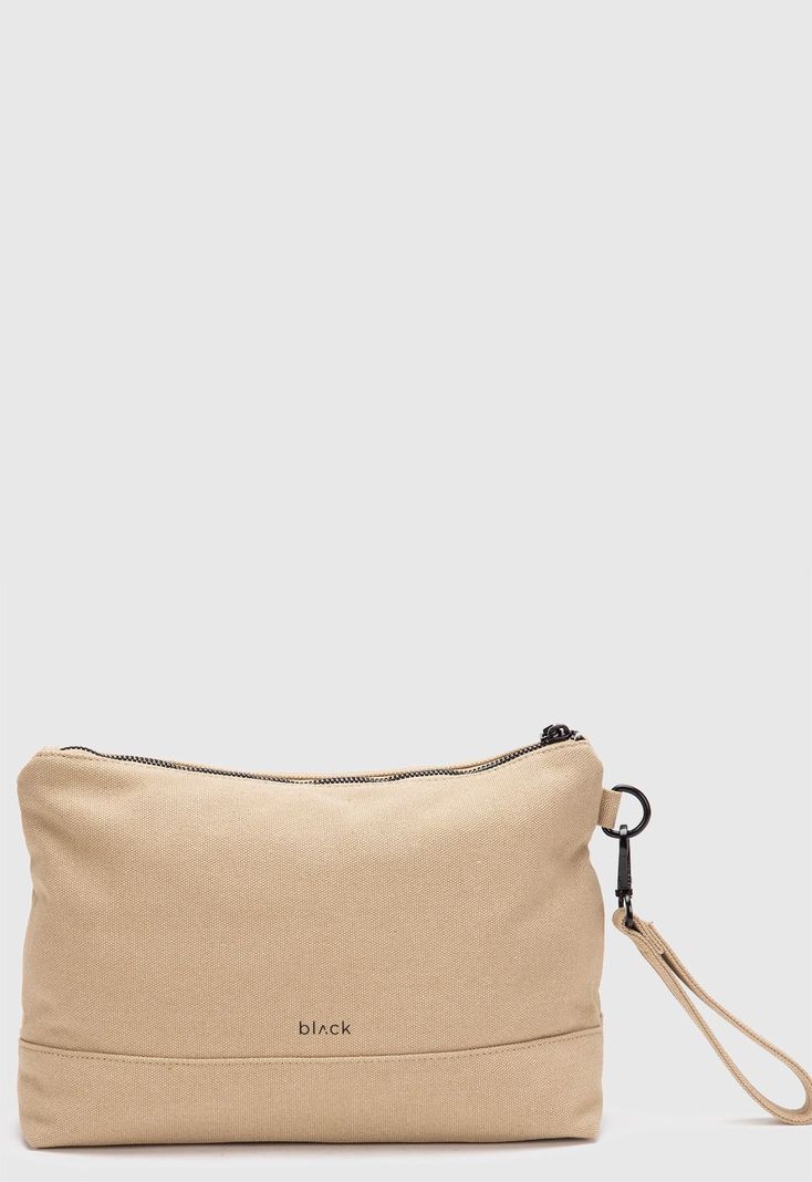 Neceser Canvas Beige Black Bubba-2