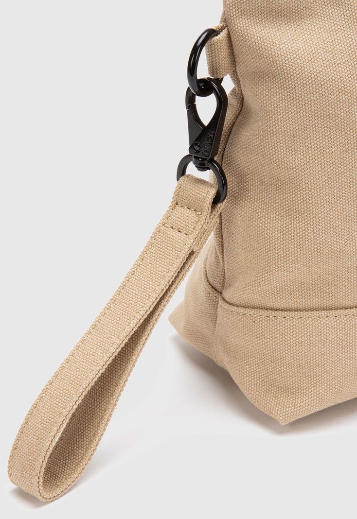 Neceser Canvas Beige Black Bubba-3