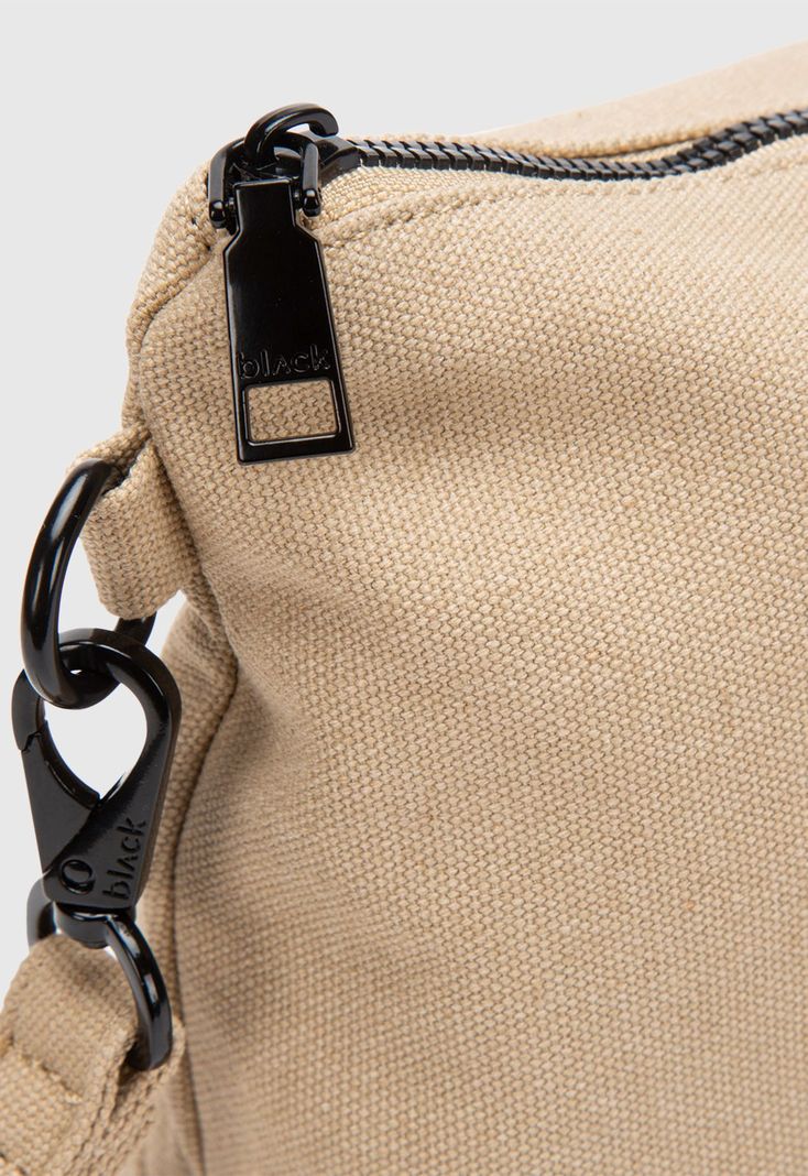 Neceser Canvas Beige Black Bubba-4