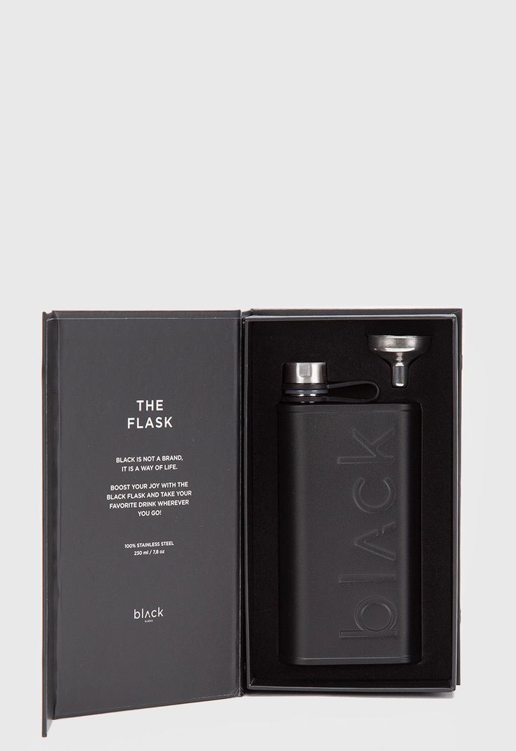 Bottle Flask Black Black Bubba-1