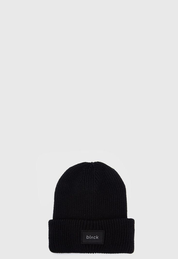 Beanie Patch Black Bubba-0