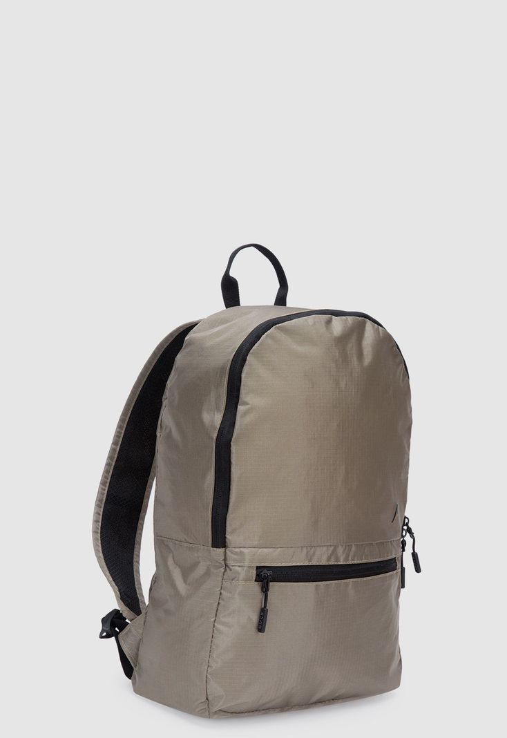 Mochila Plegable Ripstop Sand Black Bubba-1