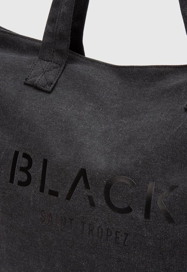 Tote Canvas Black Black Bubba-3