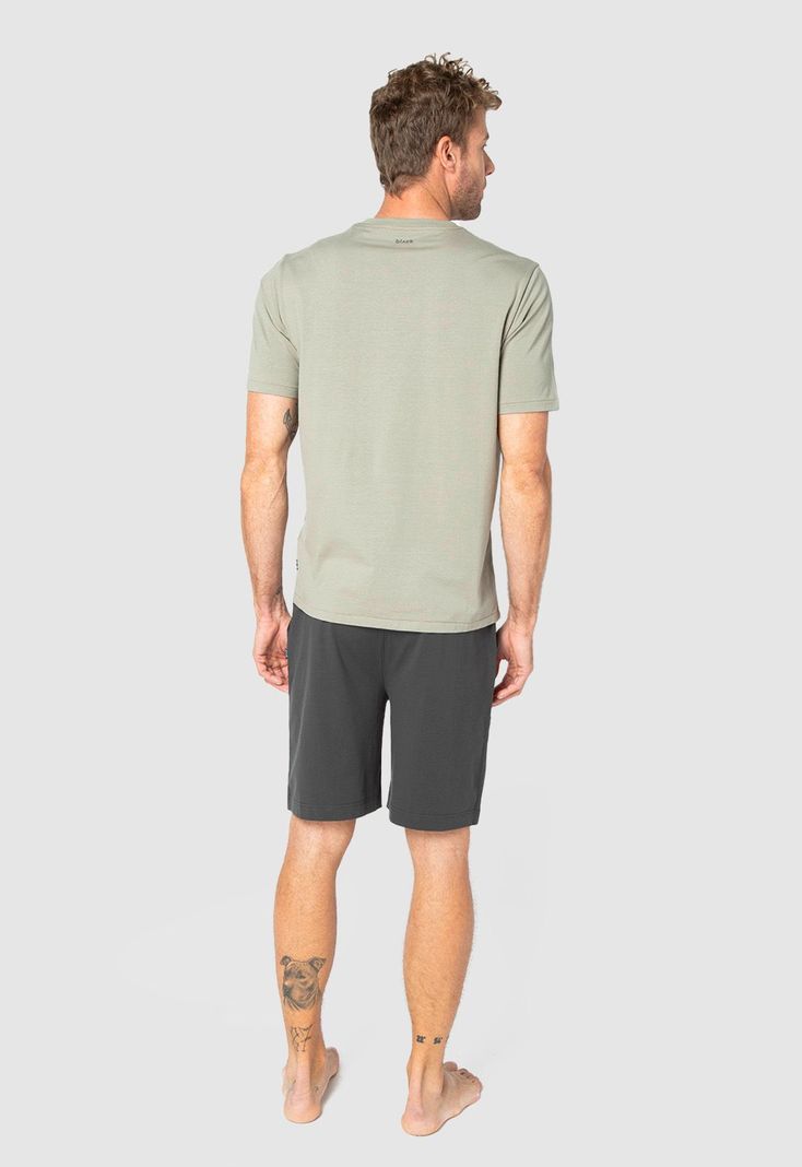 Pijama Light Moss Black Bubba-1