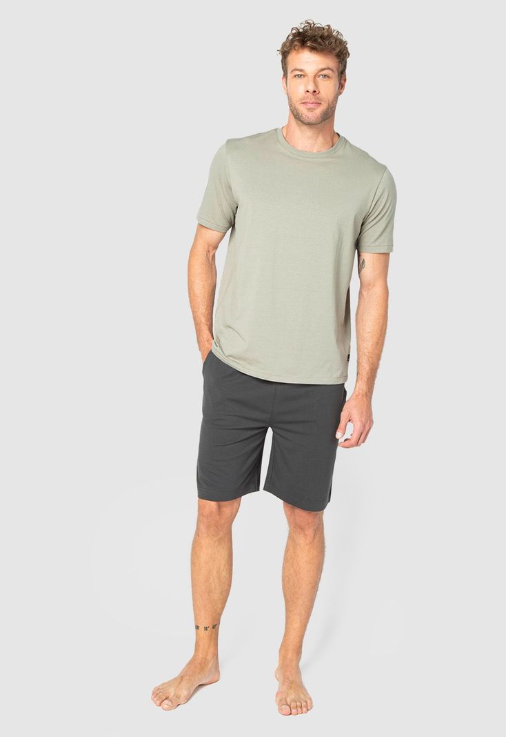 Pijama Light Moss Black Bubba-2