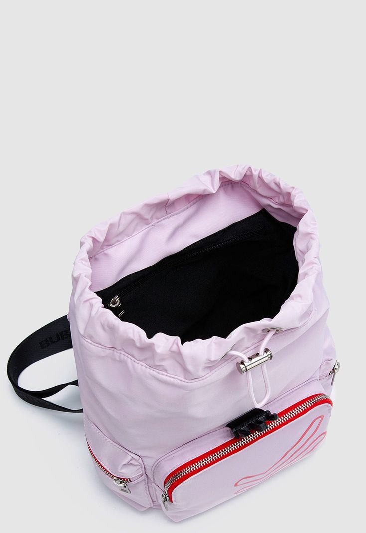 Mochila Charlotte Doble Check Lilac Bubba Essentials-3