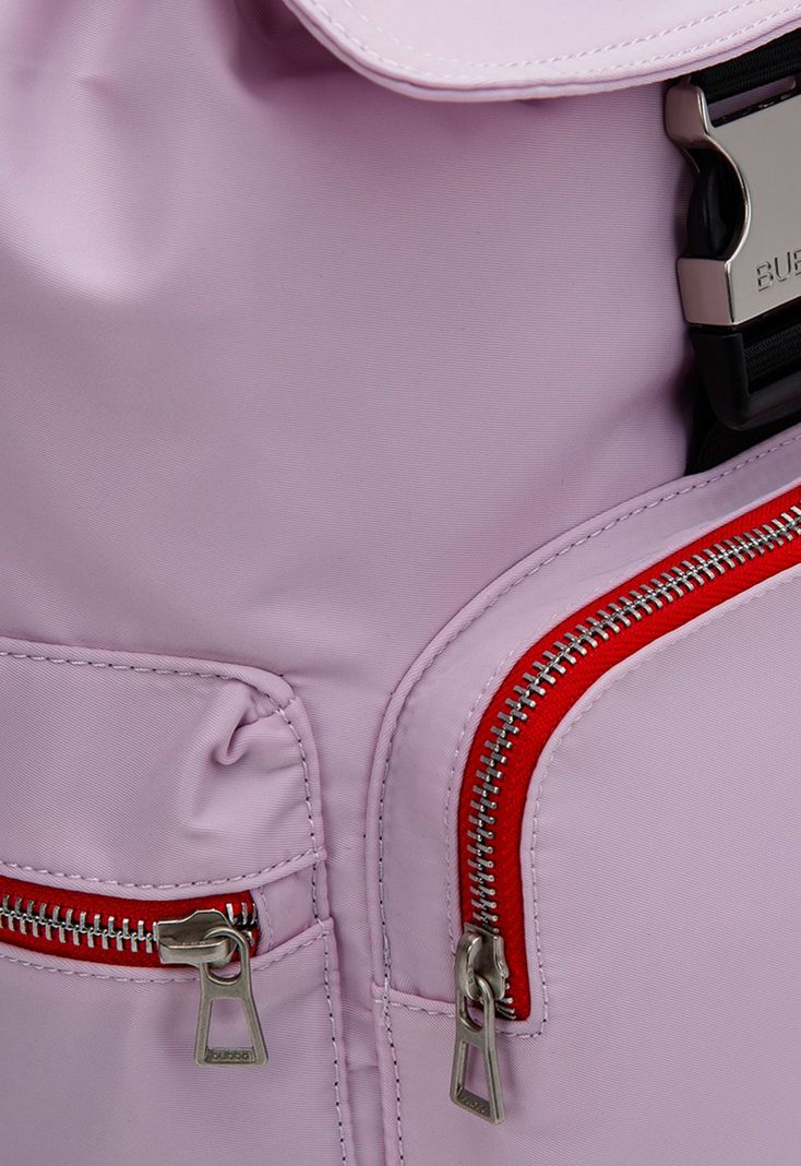 Mochila Charlotte Doble Check Lilac Bubba Essentials-4