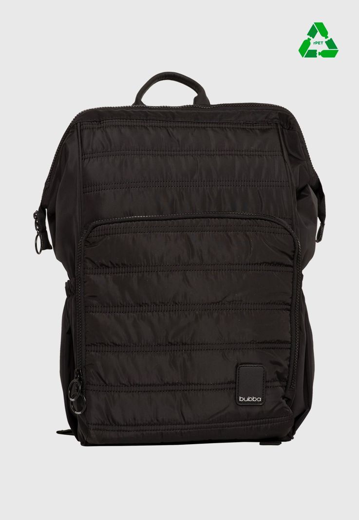 Mochila Mom Matte Black Velvet Regular Rpet Bubba Essentials-0