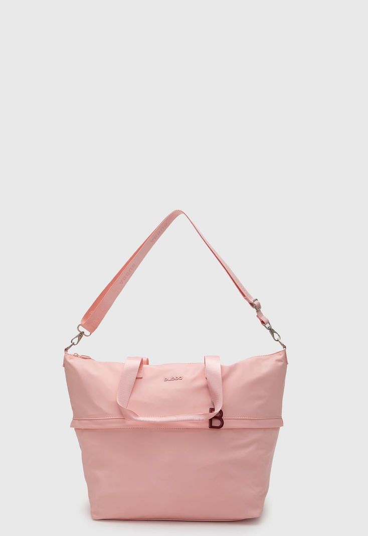 Cartera Tote Travel Expandable Crystal Rose Bubba Essentials Rosado