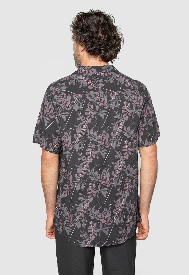 Shirt Viscose Savage Black Black Bubba-1