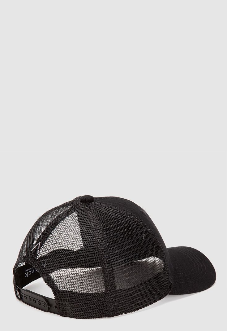 Jockey Trucker Icon Black Black Bubba-3