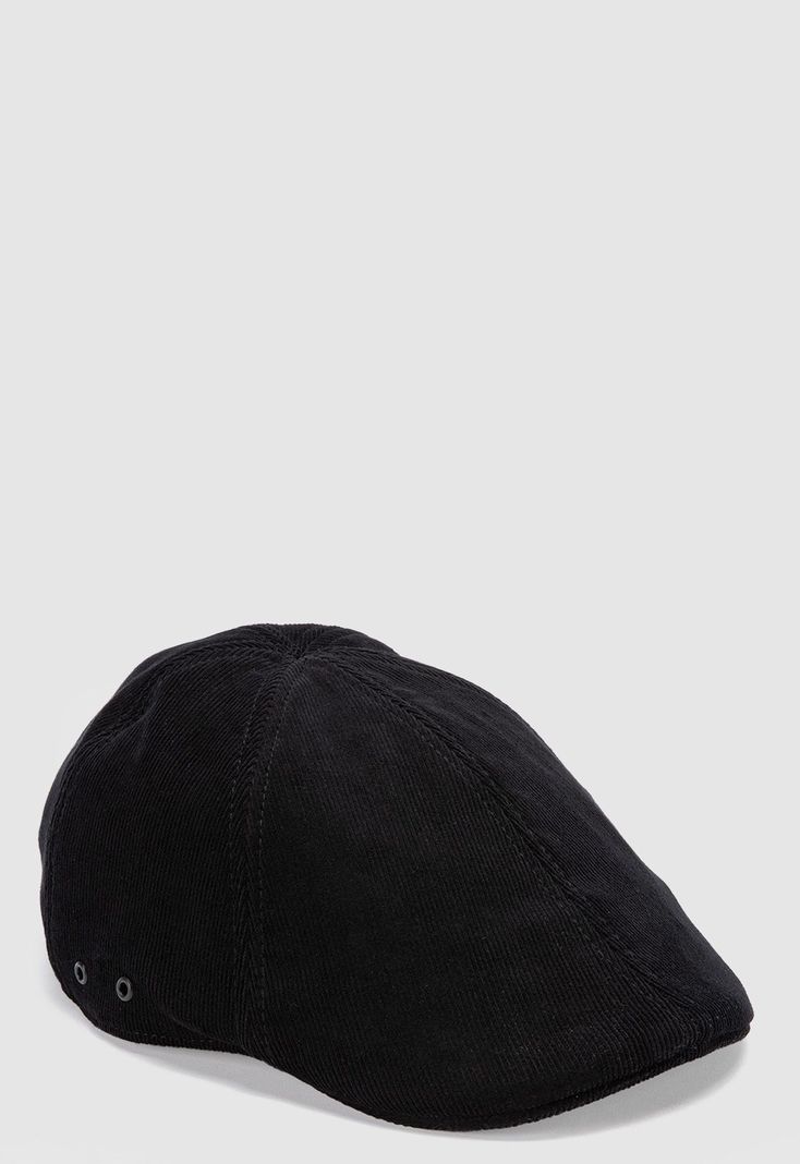 Boina Corduroy Black Black Bubba-1