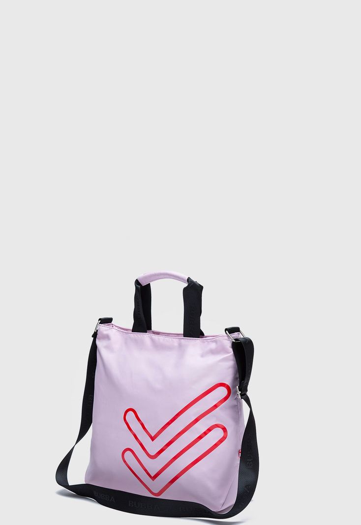 Tote Charlotte Doble Check Lilac Bubba Essentials-2