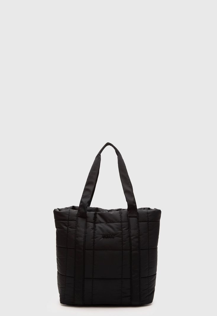Cartera Tote Puffer Black Bubba Essentials