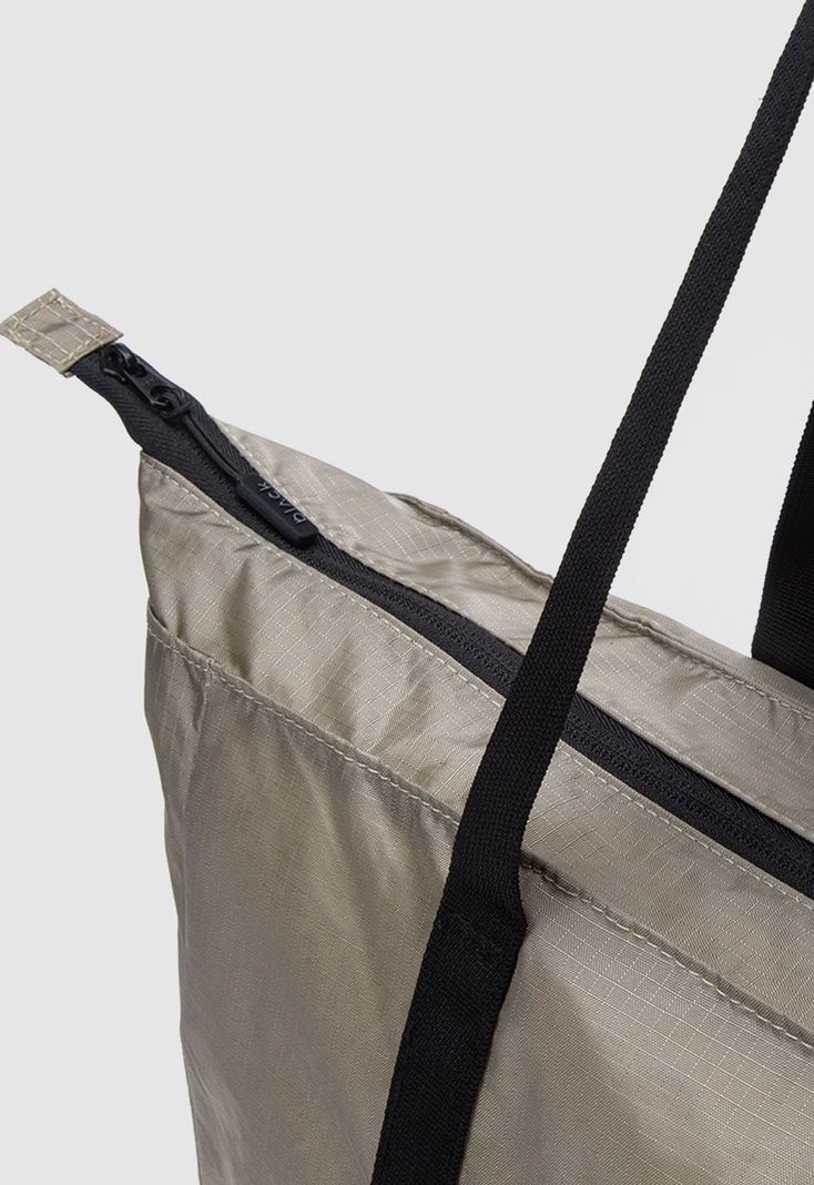 Tote Plegable Ripstop Sand Black Bubba-4