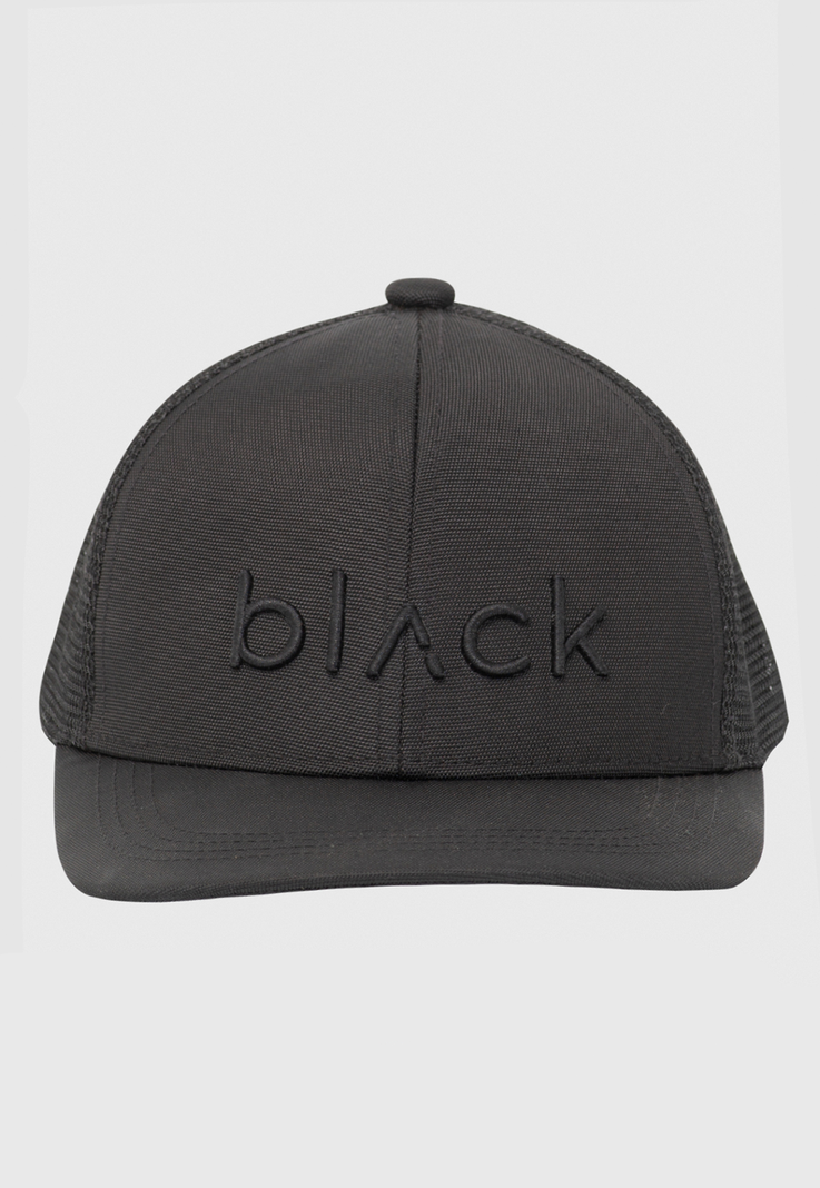 Jockey Trucker Flat Cap Black Black Bubba-0