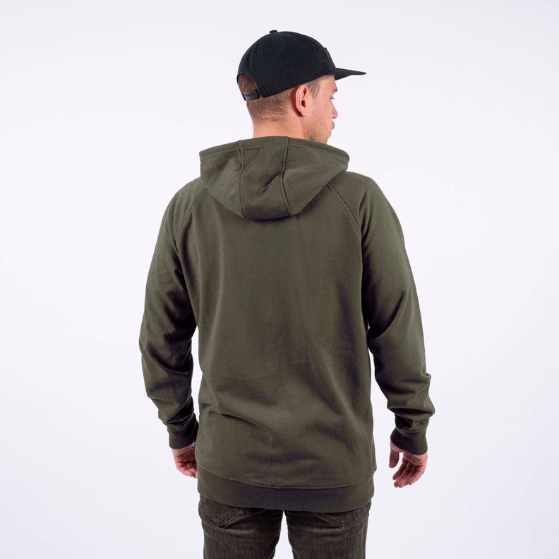 Zipper Hoodie Moss Black Bubba-1