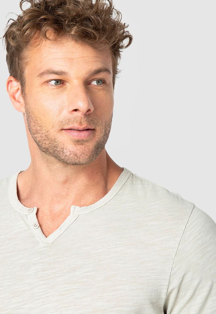 Polera Henley Sand Black Bubba-3