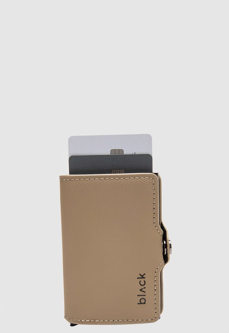 Billetera Smart Manson Sand Black Bubba-3