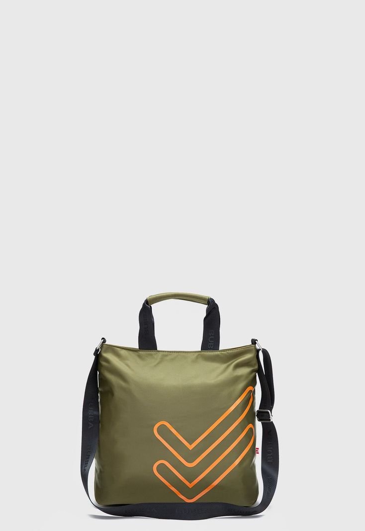 Tote Charlotte Doble Check Green Bubba Essentials-0