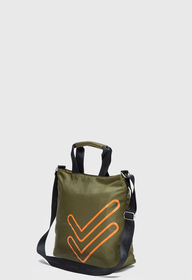 Tote Charlotte Doble Check Green Bubba Essentials-2