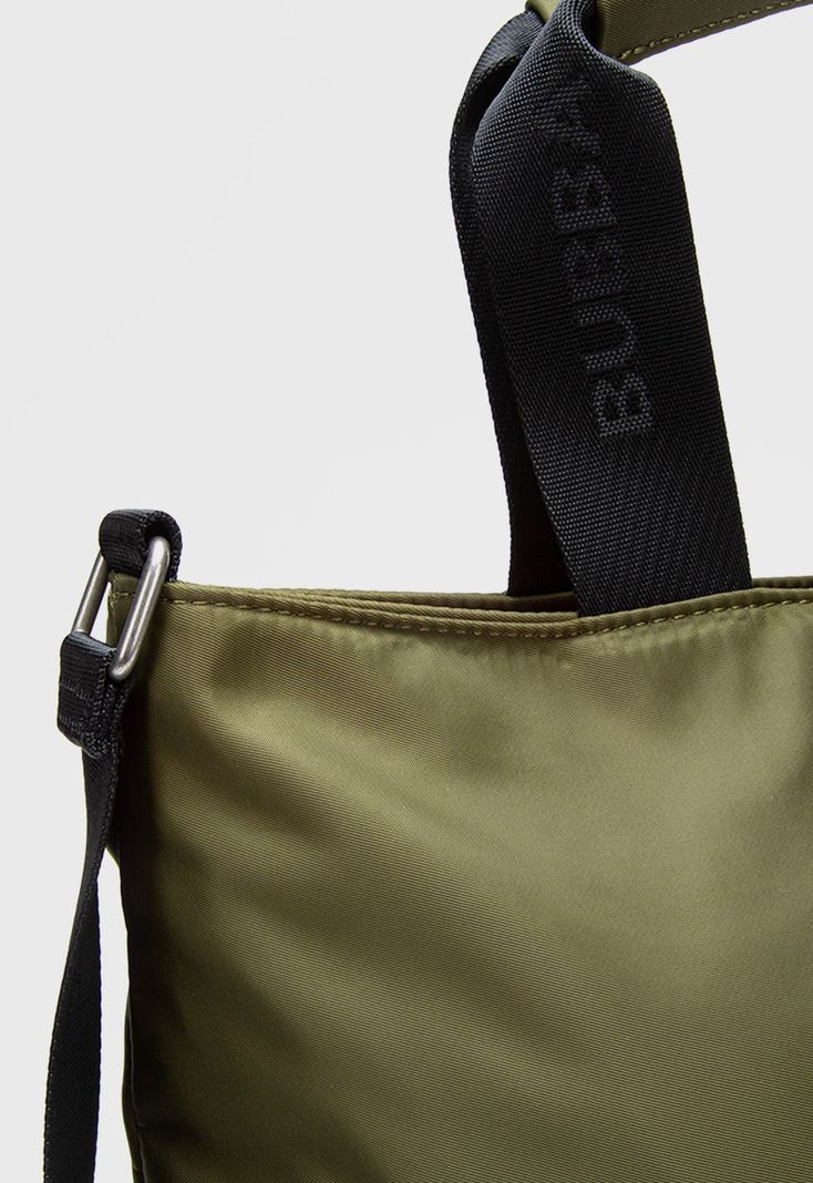 Tote Charlotte Doble Check Green Bubba Essentials-3
