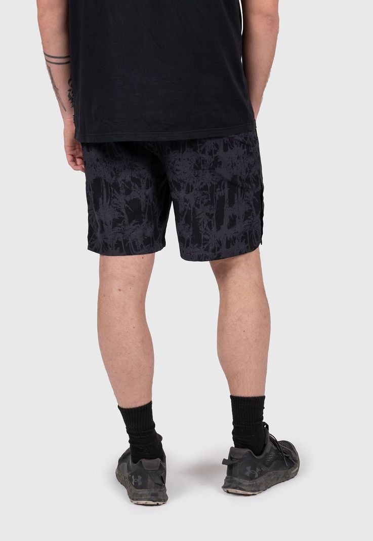 Active Short Print Black Bubba-1