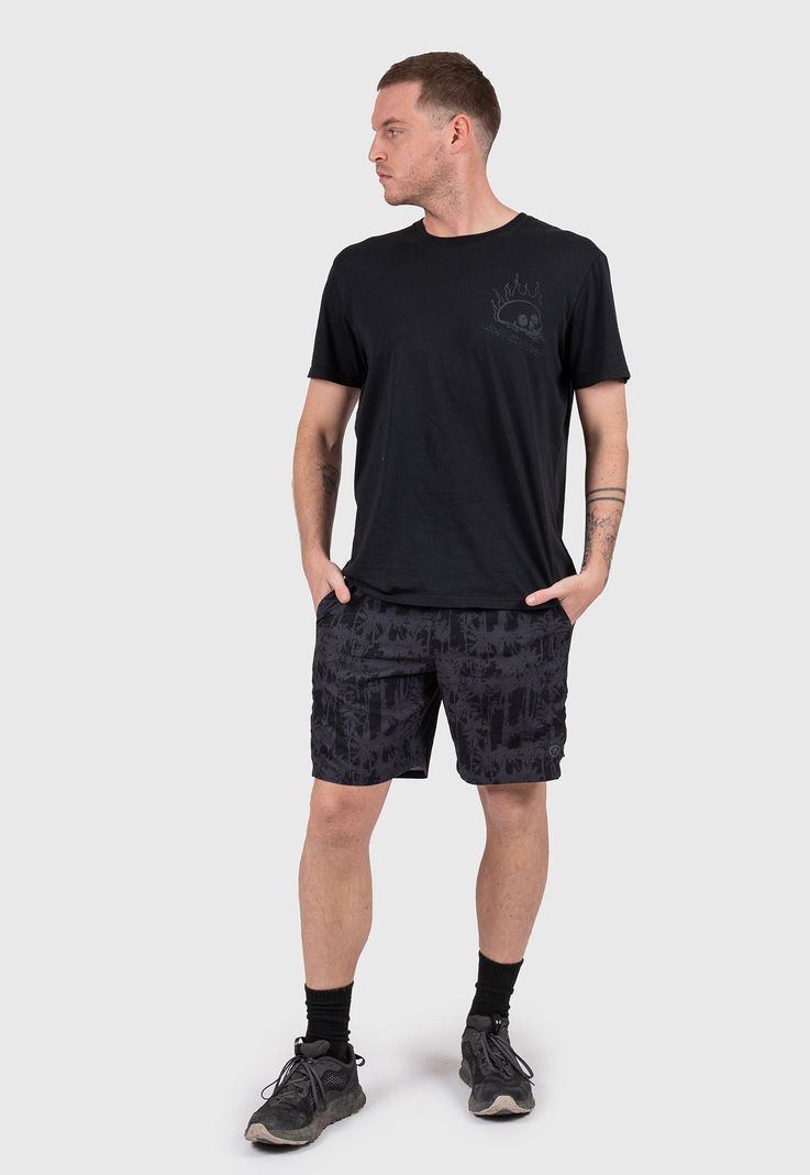 Active Short Print Black Bubba-2
