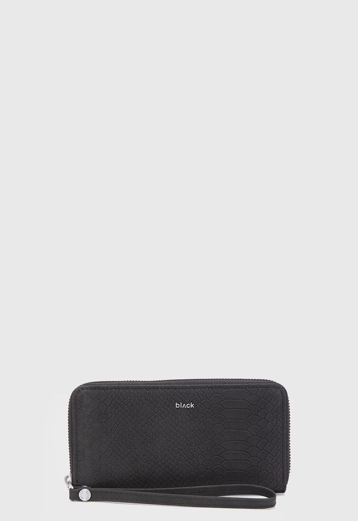 Billetera Snake Black Regular Black Bubba-1