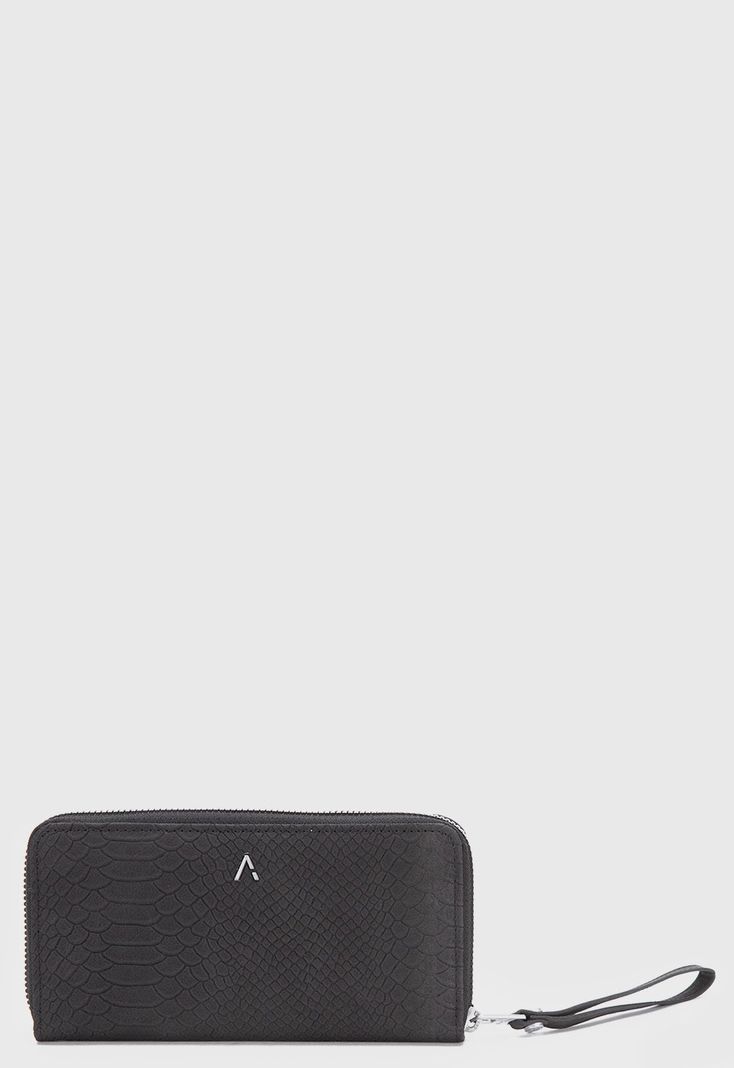 Billetera Snake Black Regular Black Bubba-2