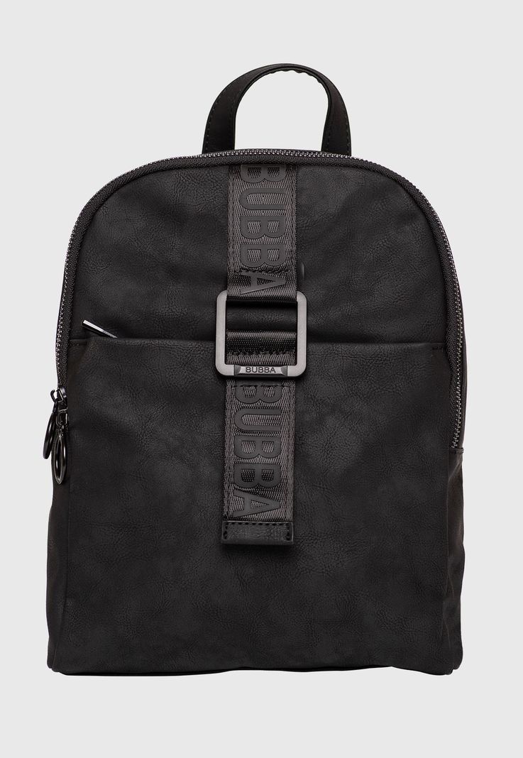 Mochila Suede Glam Black Bubba Essentials-0