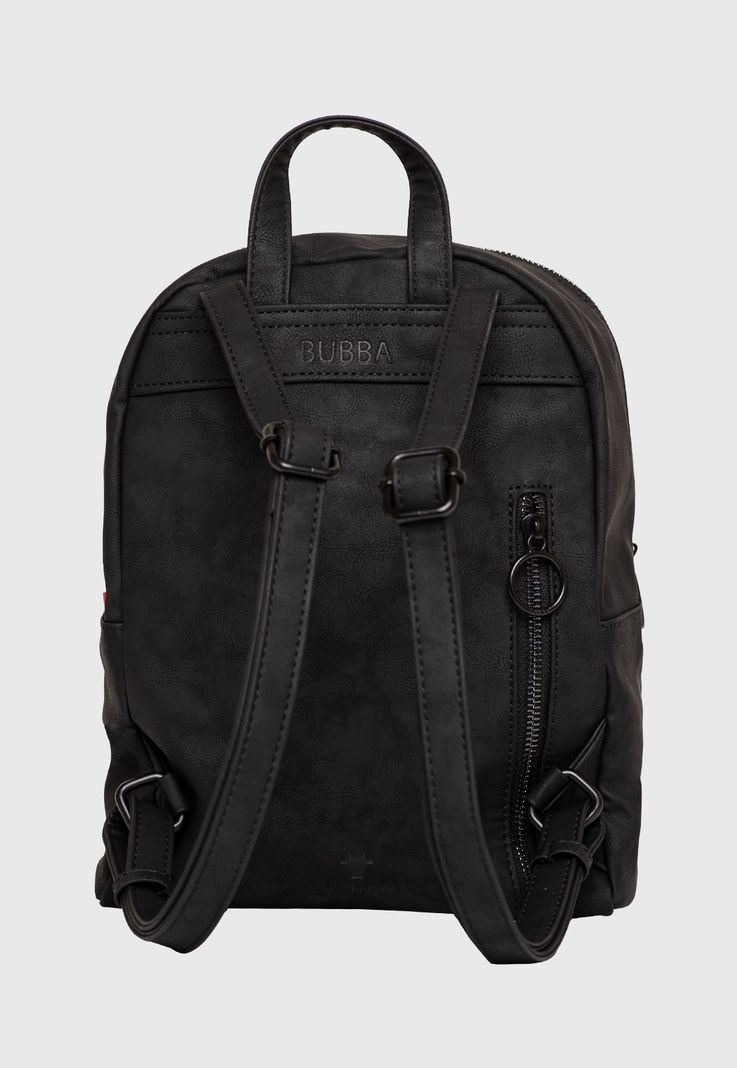 Mochila Suede Glam Black Bubba Essentials-2